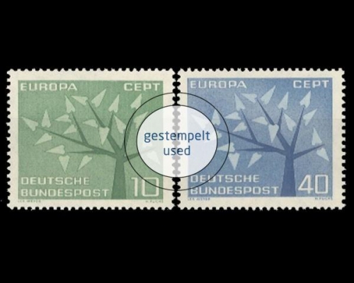 Deutschland (BRD), Michel Nr. 383-384, gestempelt