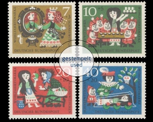 Deutschland (BRD), Michel Nr. 385-388, gestempelt