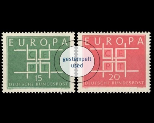 Deutschland (BRD), Michel Nr. 406-407, gestempelt