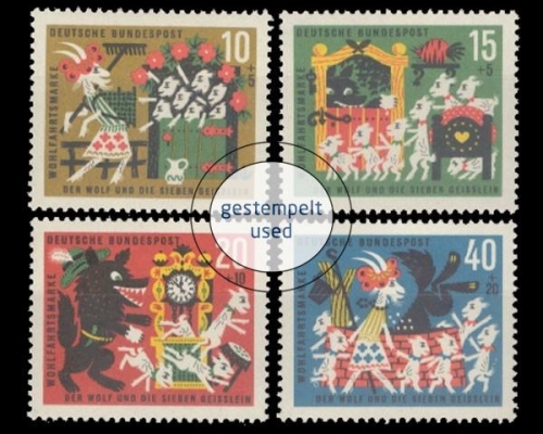 Deutschland (BRD), Michel Nr. 408-411, gestempelt