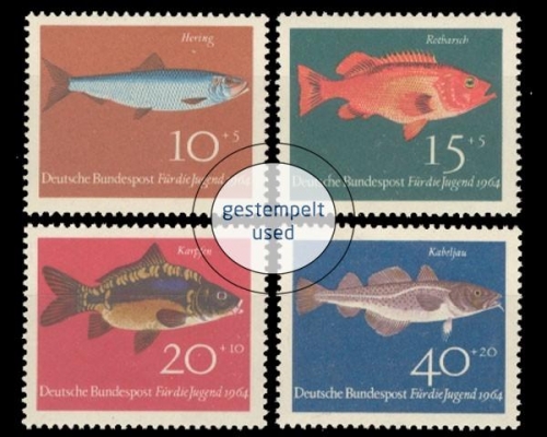 Deutschland (BRD), Michel Nr. 412-415, gestempelt