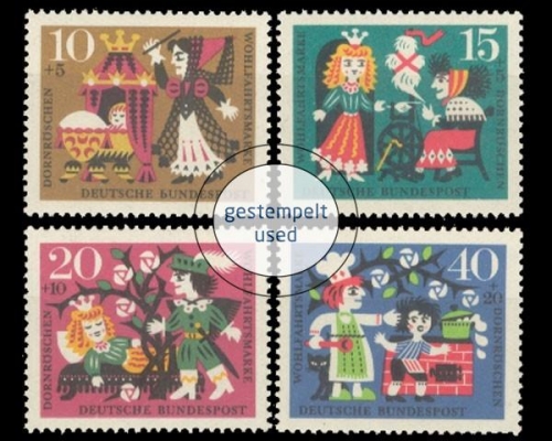 Deutschland (BRD), Michel Nr. 447-450, gestempelt