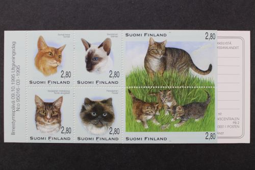Finnland, MiNr. 1310-1315 im MH 40, postfrisch