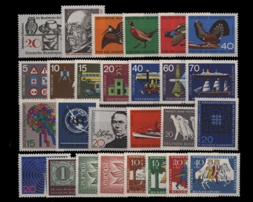 Deutschland (BRD), 462-488, Jahrgang 1965, postfrisch