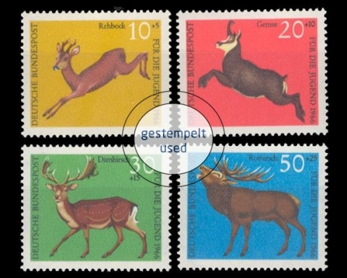 Deutschland (BRD), Michel Nr. 511-514, gestempelt