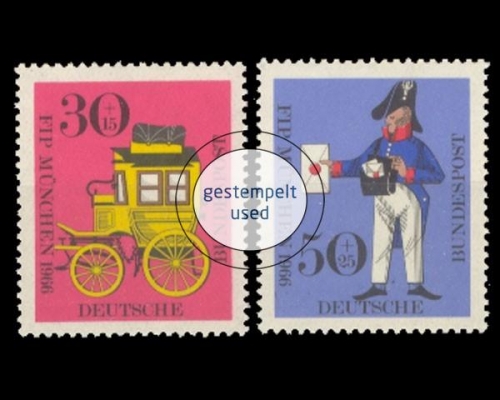 Deutschland (BRD), Michel Nr. 516-517, gestempelt