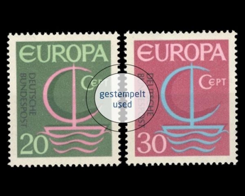 Deutschland (BRD), Michel Nr. 519-520, gestempelt