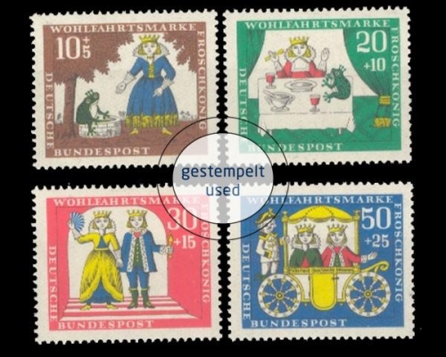 Deutschland (BRD), Michel Nr. 523-526, gestempelt