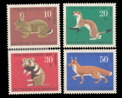 Deutschland (BRD), Michel Nr. 529-532, postfrisch