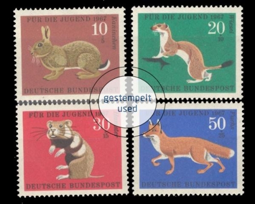 Deutschland (BRD), Michel Nr. 529-532, gestempelt