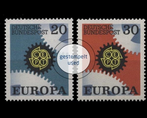 Deutschland (BRD), Michel Nr. 533-534, gestempelt