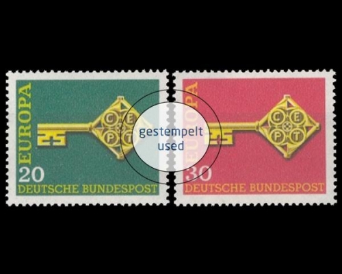 Deutschland (BRD), Michel Nr. 559-560, gestempelt