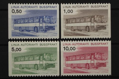 Finnland, Auto Paketmarken, MiNr. 14-17, postfrisch
