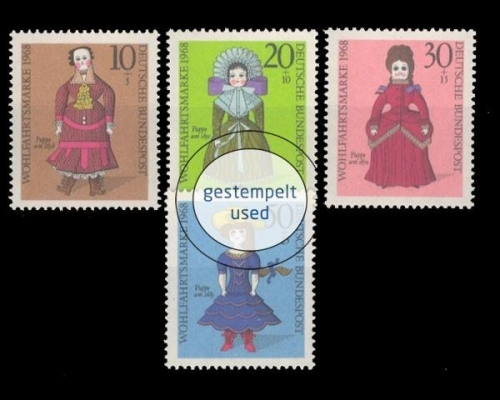 Deutschland (BRD), Michel Nr. 571-574, gestempelt