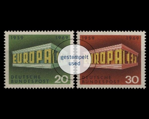 Deutschland (BRD), Michel Nr. 583-584, gestempelt