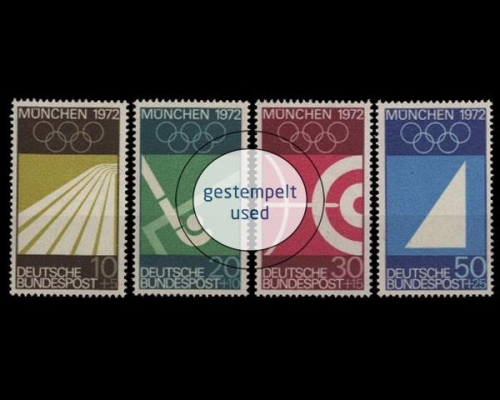 Deutschland (BRD), Michel Nr. 587-590, gestempelt