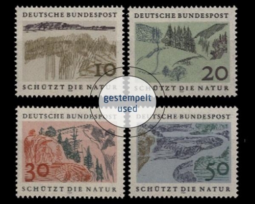Deutschland (BRD), Michel Nr. 591-594, gestempelt