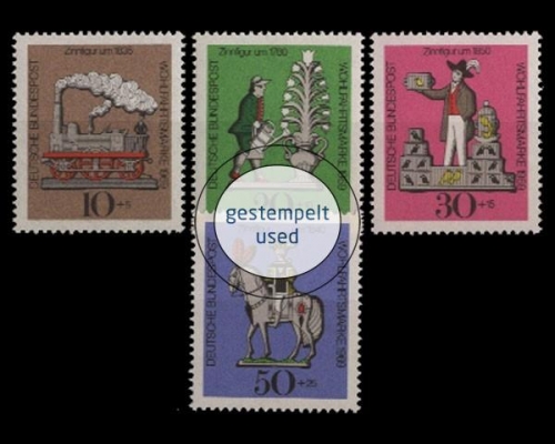 Deutschland (BRD), Michel Nr. 604-607, gestempelt