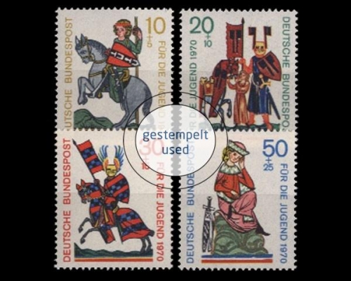 Deutschland (BRD), Michel Nr. 612-615, gestempelt