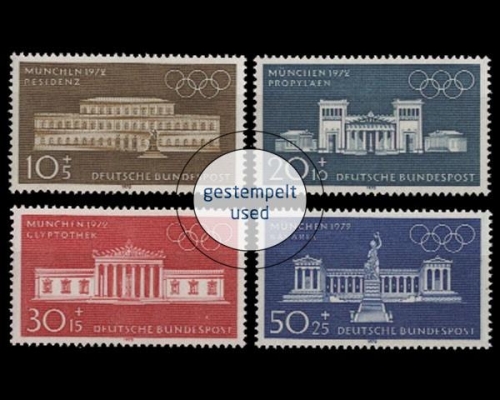 Deutschland (BRD), Michel Nr. 624-627, gestempelt