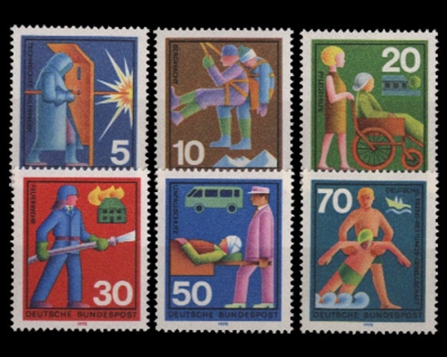 Deutschland (BRD), Michel Nr. 629-634, postfrisch