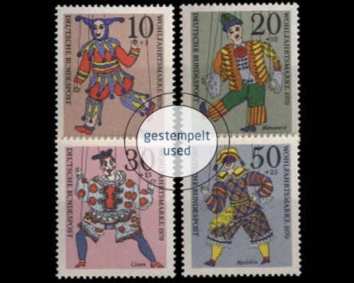 Deutschland (BRD), Michel Nr. 650-653, gestempelt