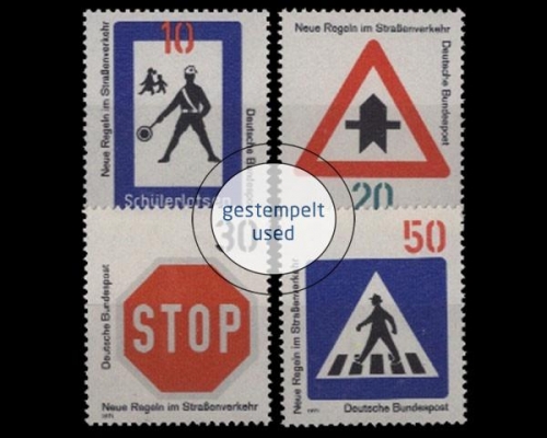 Deutschland (BRD), Michel Nr. 665-668, gestempelt