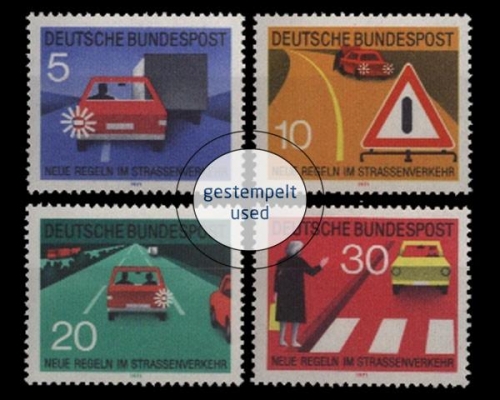 Deutschland (BRD), Michel Nr. 670-673, gestempelt