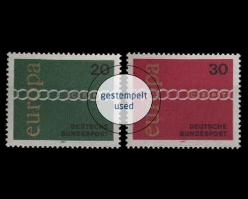 Deutschland (BRD), Michel Nr. 675-676, gestempelt