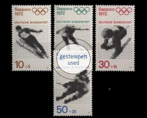 Deutschland (BRD), Michel Nr. 680-683, gestempelt