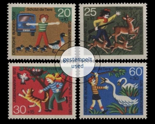 Deutschland (BRD), Michel Nr. 711-714, gestempelt