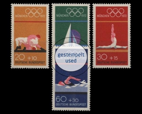 Deutschland (BRD), Michel Nr. 719-722, gestempelt