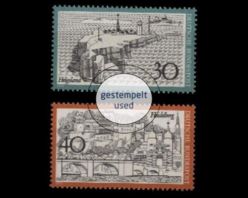 Deutschland (BRD), Michel Nr. 746-747, gestempelt
