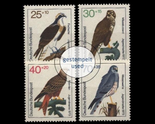 Deutschland (BRD), Michel Nr. 754-757, gestempelt