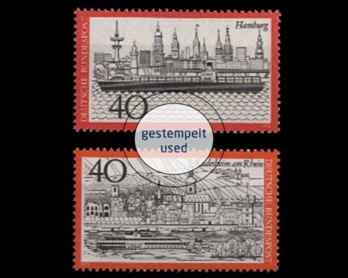 Deutschland (BRD), Michel Nr. 761-762, gestempelt