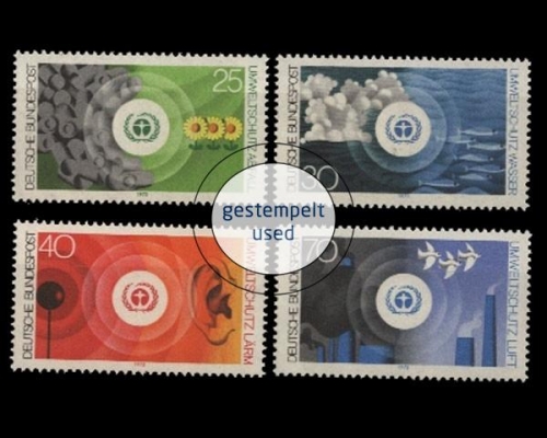 Deutschland (BRD), Michel Nr. 774-777, gestempelt