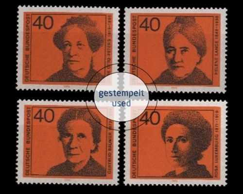Deutschland (BRD), Michel Nr. 791-794, gestempelt