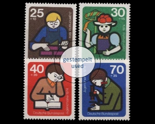 Deutschland (BRD), Michel Nr. 800-803, gestempelt