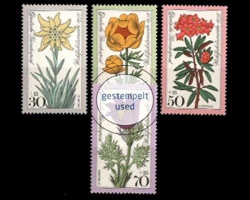 Deutschland (BRD), Michel Nr. 867-870, gestempelt