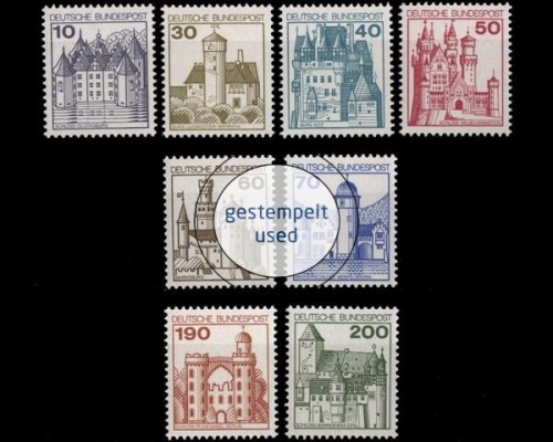Deutschland (BRD), Michel Nr. 913-920 A, gestempelt