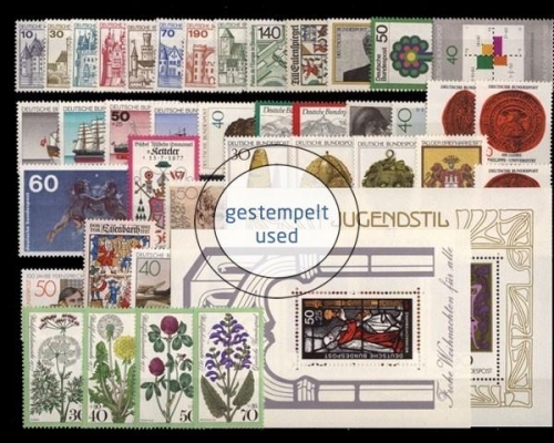Deutschland (BRD), MiNr. 913-Block 15, Jahrgang 1977, gestempelt