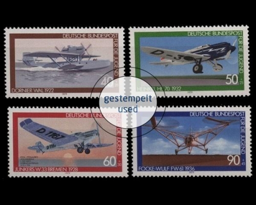 Deutschland (BRD), Michel Nr. 1005-1008, gestempelt