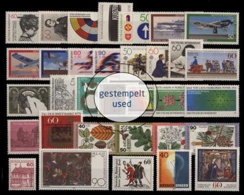Deutschland (BRD), MiNr. 1000-1032, Jahrgang 1979, gestempelt