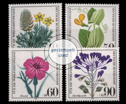 Deutschland (BRD), Michel Nr. 1059-1062, gestempelt