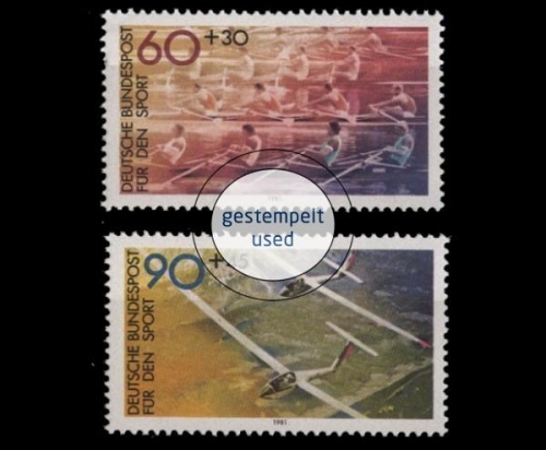 Deutschland (BRD), Michel Nr. 1094-1095, gestempelt