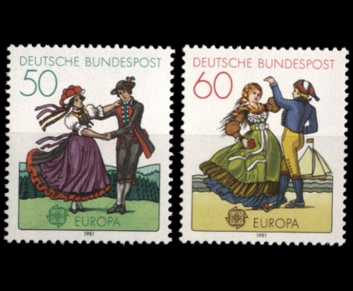 Deutschland (BRD), Michel Nr. 1096-1097, postfrisch