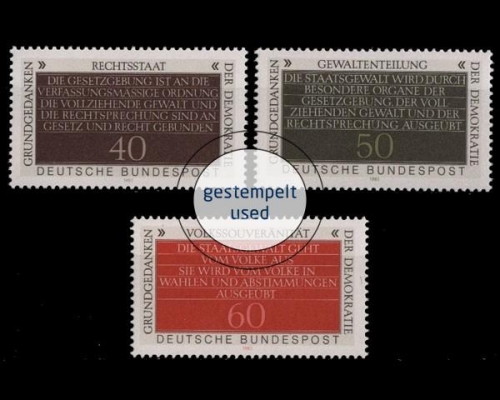 Deutschland (BRD), Michel Nr. 1105-1107, gestempelt