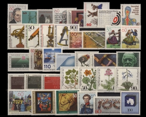 Deutschland (BRD), MiNr. 1082-1117, Jahrgang 1981, postfrisch