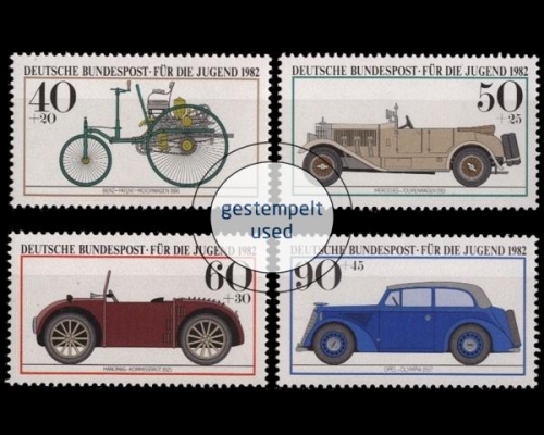 Deutschland (BRD), Michel Nr. 1123-1126, gestempelt
