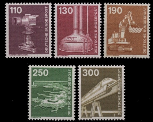 Deutschland (BRD), Michel Nr. 1134-1138, postfrisch